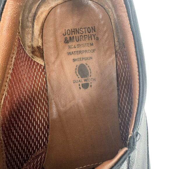 Johnston & Murphy XC4 Stanton Moc Loafers Waterproof Leather Black Size 10 - Picture 5 of 6